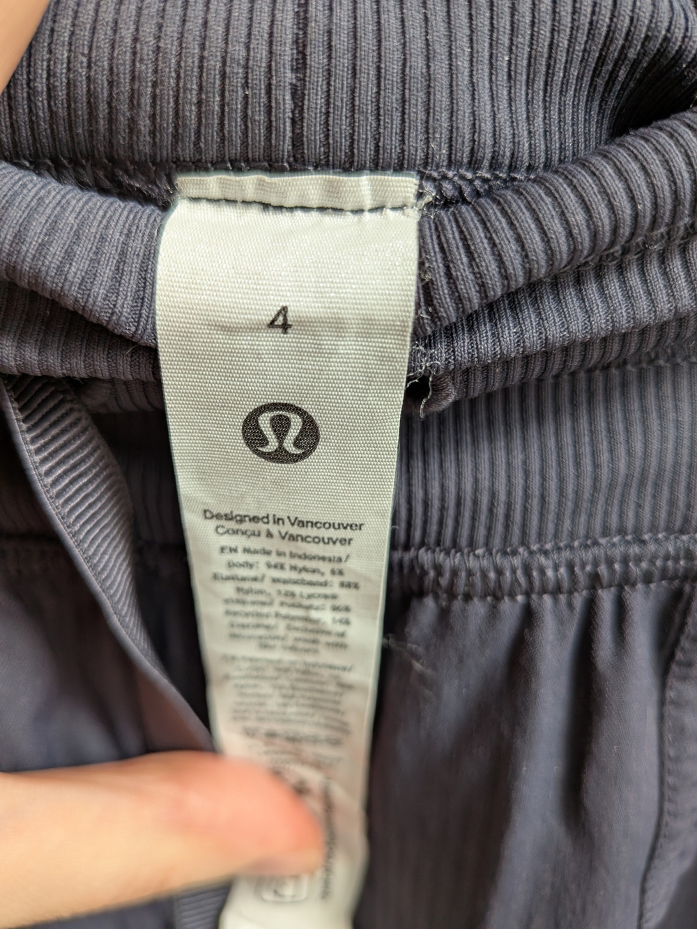 lululemon Dance Studio Joggers Dark Navy Size 4 TALL LENGTH